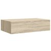 vidaXL Wall-mounted Drawer Shelves 2 pcs Oak 40x23.5x10cm MDF