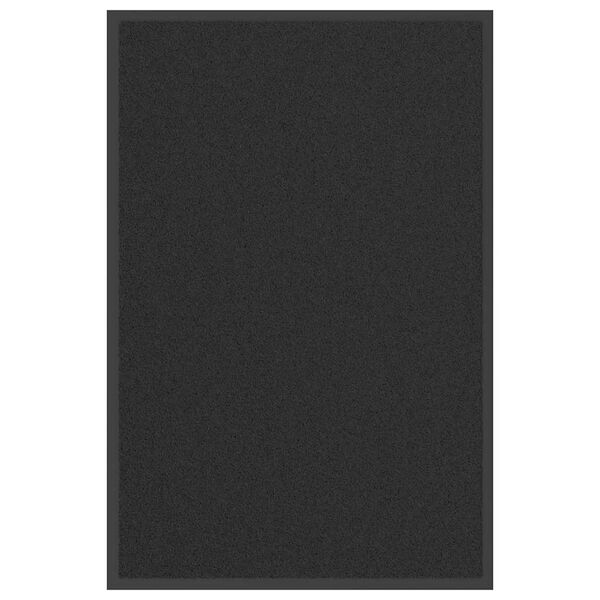 vidaXL Doormat Black 60x90 cm