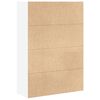 vidaXL Bookcase White 80x30x114 cm Engineered Wood