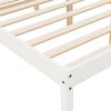 vidaXL Senior Bed without Mattress White 135x190cm Double