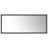 vidaXL Bathroom Mirror Grey 90x1.5x37 cm Engineered Wood