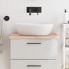 vidaXL Bathroom Countertop 60x60x2 cm Untreated Solid Wood