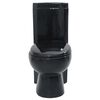 WC Ceramic Toilet Bathroom Corner Toilet Black