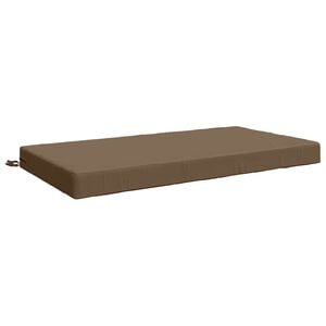 vidaXL Seat Cushion SOEST 100% Polyester Taupe 120 x 80 x 10 cm