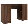 vidaXL Desk Brown Oak 120x42x76 cm Engineered Wood