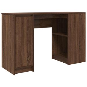 vidaXL Desk Brown Oak 120x42x76 cm Engineered Wood