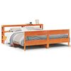 vidaXL Bed Frame without Mattress Wax Brown 180x200 cm Solid Wood Pine