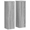 vidaXL Plant Stand 2pcs Grey Sonoma 17x17x60 cm Engineered Wood