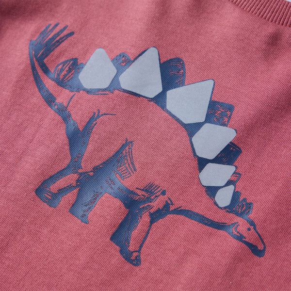 Kids' T-shirt with Long Sleeves Dark Red 116