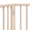 vidaXL Dog Gate Foldable 2 Panels 160 cm Poplar Wood