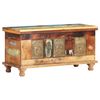 vidaXL Storage Box with Buddha Cladding 90x35x45 cm Reclaimed Wood
