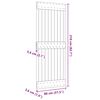vidaXL Door NARVIK 80x210 cm Solid Wood Pine