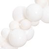 vidaXL Christmas Balls Garland White 175 cm Polystyrene
