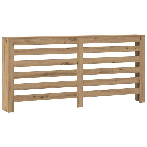 vidaXL Radiator Cover Artisian Oak 175x20x82 cm Engineered Wood