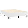 vidaXL Box Spring Bed Frame White Double Faux Leather (UK/IE/FI/NO only)