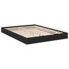 vidaXL Bed Frame without Mattress Black 140x200 cm Engineered Wood