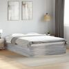 vidaXL Bed Frame without Mattress Grey Sonoma 120x200 cm