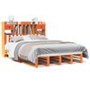 vidaXL Bookcase Bed without Mattress Wax Brown 150x200 cm