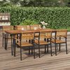vidaXL Garden Table with Hairpin Legs 200x90x75 cm Solid Wood Acacia