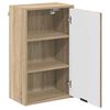 vidaXL Bathroom Cabinet Wall-mounted Sonoma Oak 39 x 23.5 x 65 cm