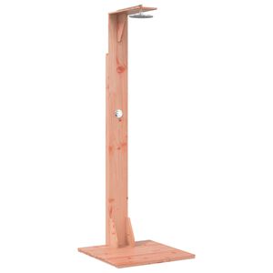 vidaXL Outdoor Shower 214.5 cm Solid Douglas Wood and Stainless Steel