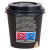 vidaXL Coffee Paper Cups with Lids 120 ml 500 pcs Black