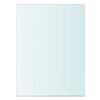 vidaXL Shelf Panel Glass Clear 20x15 cm