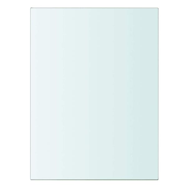 vidaXL Shelf Panel Glass Clear 20x15 cm
