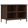 vidaXL Shoe Cabinet Brown Oak 4 compartments