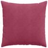 vidaXL Sofa Pillows 2 pcs Wine Red 60 x 60 cm Corduroy Fabric