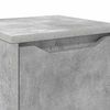 vidaXL Bathroom Cabinet with Drawer Concrete Grey 30.5 x 30 x 101 cm