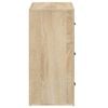 vidaXL Sideboard Sonoma Oak 80x33x70 cm Engineered Wood