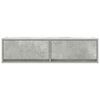 vidaXL TV Cabinet Concrete grey 100 x 31 x 25.5 cm Engineered wood