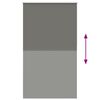 vidaXL Roller Blind Blackout Grey 140x230 cm Fabric Width 136.6 cm Polyester