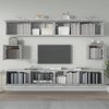 vidaXL 6 Piece TV Cabinet Set Grey Sonoma Engineered Wood