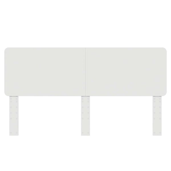 vidaXL Headboard Gloss White 200 cm Engineered wood