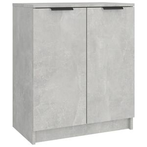 vidaXL Shoe Cabinet | Concrete Grey | Engineered Wood | Medium | Cabinet