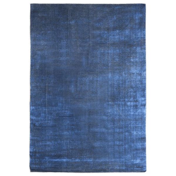 vidaXL Rug Washable Foldable Navy 180x270 cm Polyester