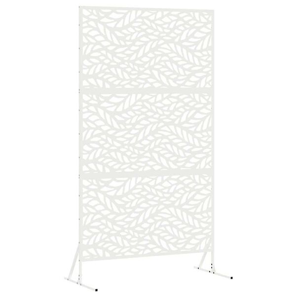 vidaXL Privacy Screen White 100 x 50 x 180 cm Steel