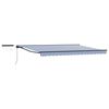vidaXL Electric Retractable Awning 4 x 3.5 m Polyester with PU coating
