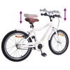 vidaXL Kids Bike 20'' for 6-11 Years Old white