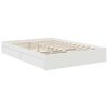 vidaXL Storage Bed with Headboard White 140 x 200 cm Engineered Wood