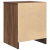 vidaXL Bedside Cabinets 2 pcs with Drawer Brown Oak 40x34x50 cm