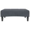 vidaXL Footstool Dark Grey 77x55x31 cm Velvet