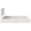 vidaXL Storage Bed with Headboard White 200 x 200 cm Engineered Wood