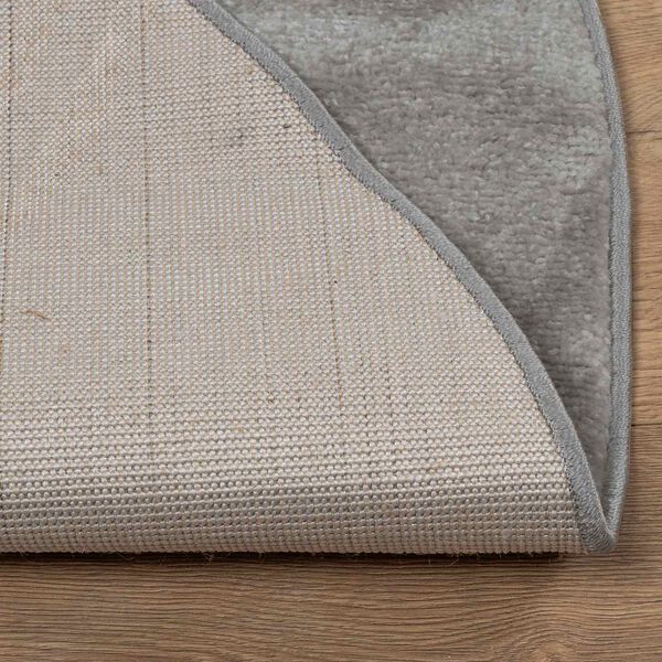 vidaXL Area Rugs Round HUARTE Grey &Oslash; 160 CM Polyester