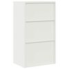 vidaXL Storage Cabinet White 60 x 40 x 105 cm Cold-Rolled Steel