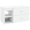 vidaXL Bathroom Furniture Set 2 pcs White Engineered Wood