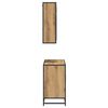 vidaXL Bathroom Furniture Set 2 pcs Artisan Oak Engineered Wood