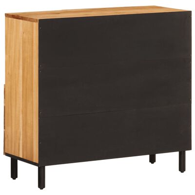vidaXL Side Cabinet 80x33x75 cm Solid Wood Acacia